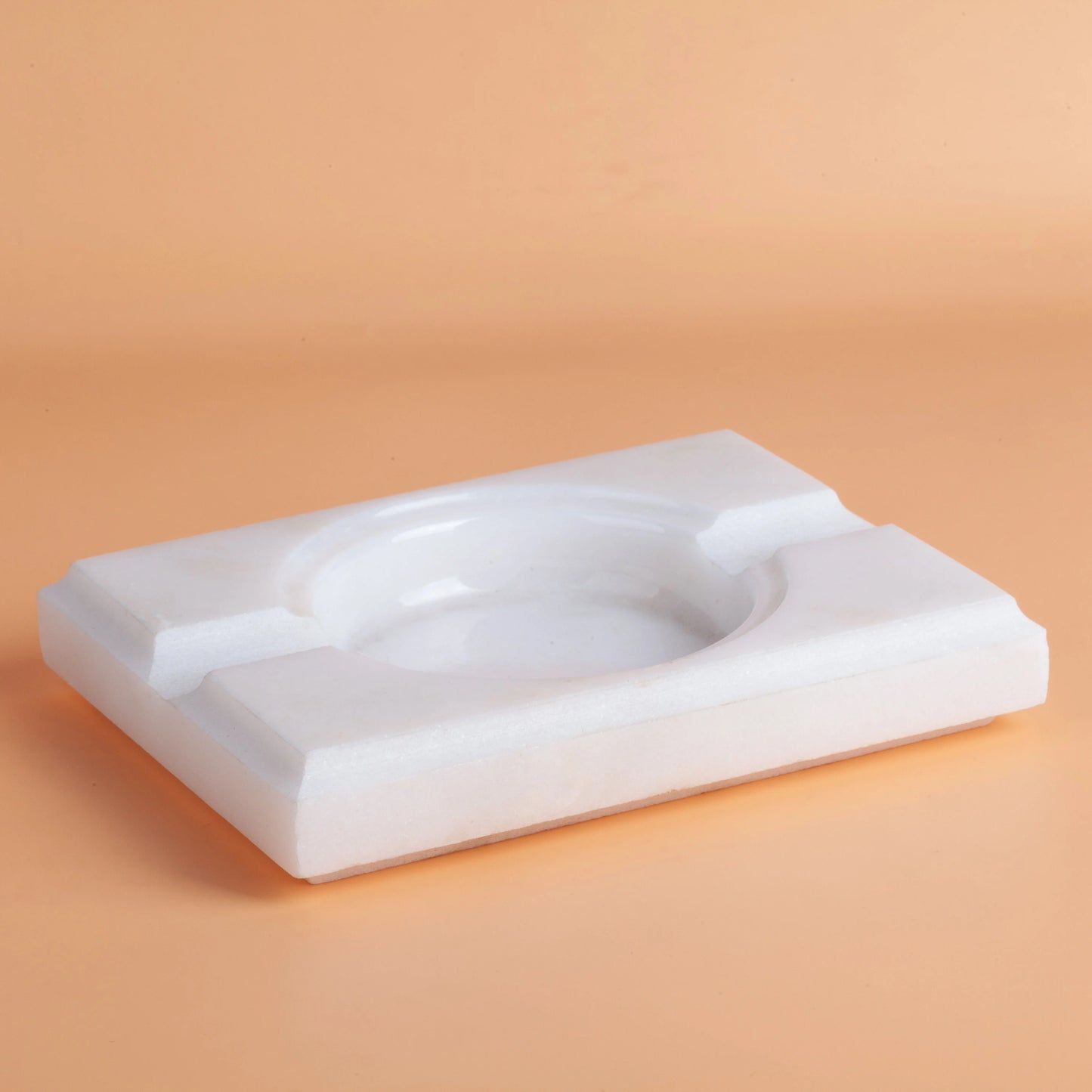 White Marble Ashtray / Marble Cigarette Ashtray / Marble Ashtray / Cigar Ashtray / Travertine Cigar Ashtray / Marble Cigar Ashtray