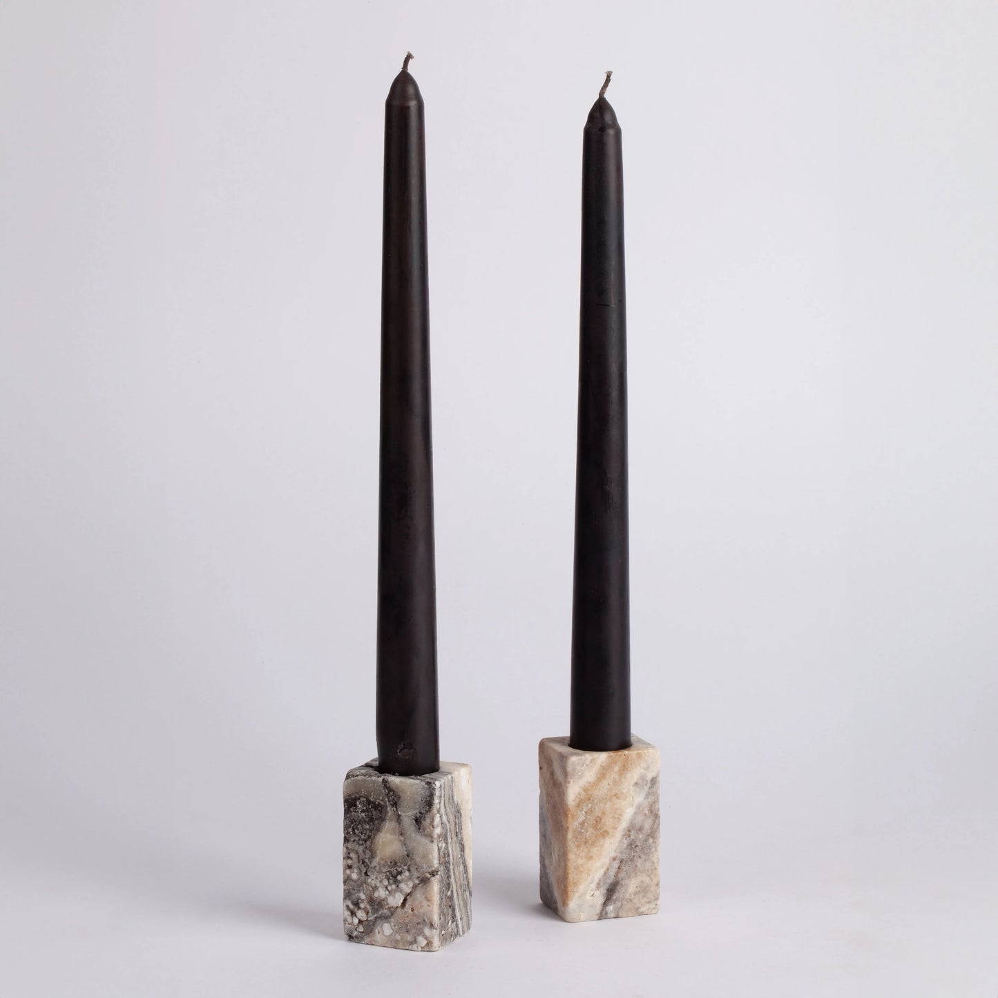 Travertine & Onyx Candlestick Holder, Candlestick Holder, Marble Candlestick Holder, Natural Candle Holder, Mini Candle Holder, Stone Candle