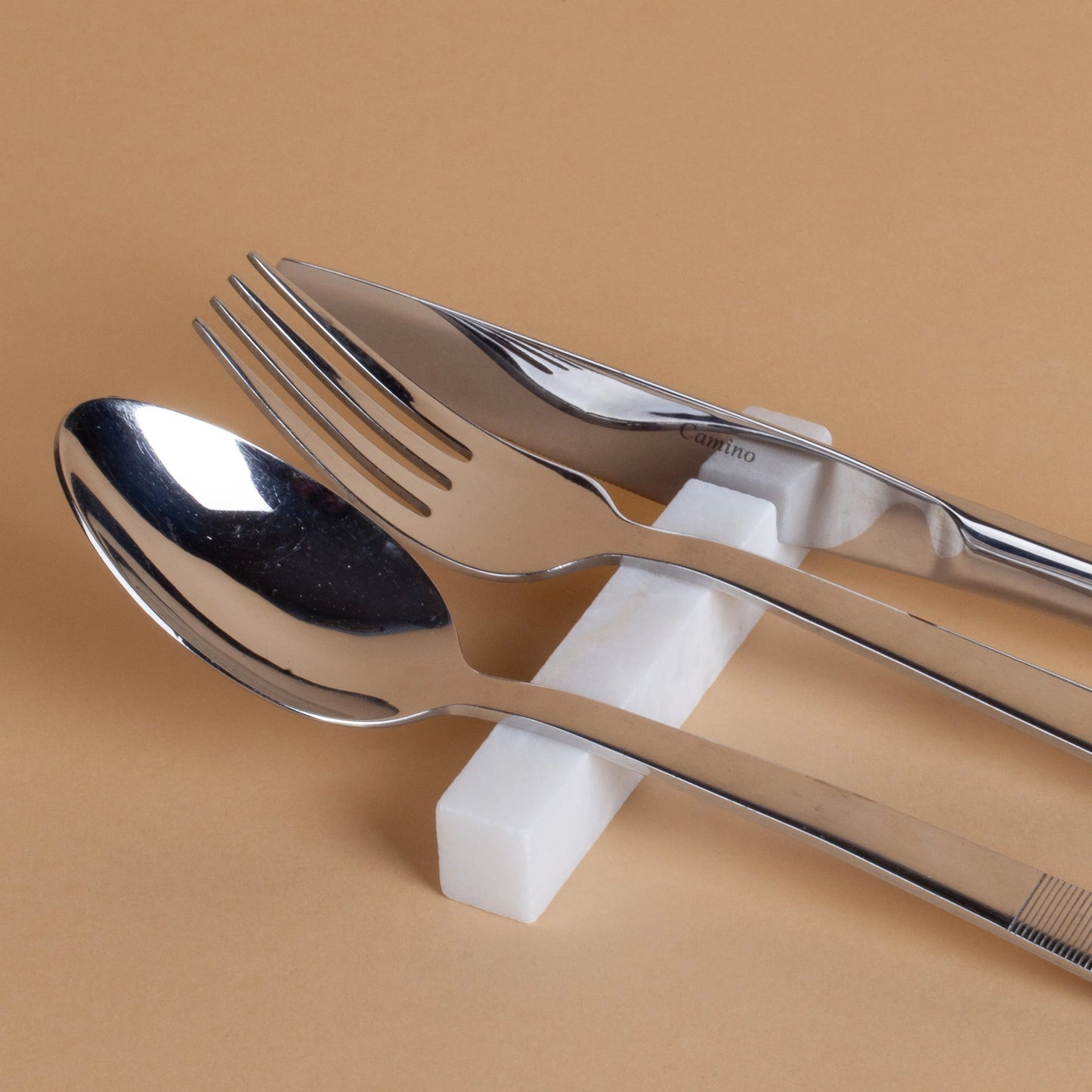 White Marble Cutlery Rest Set