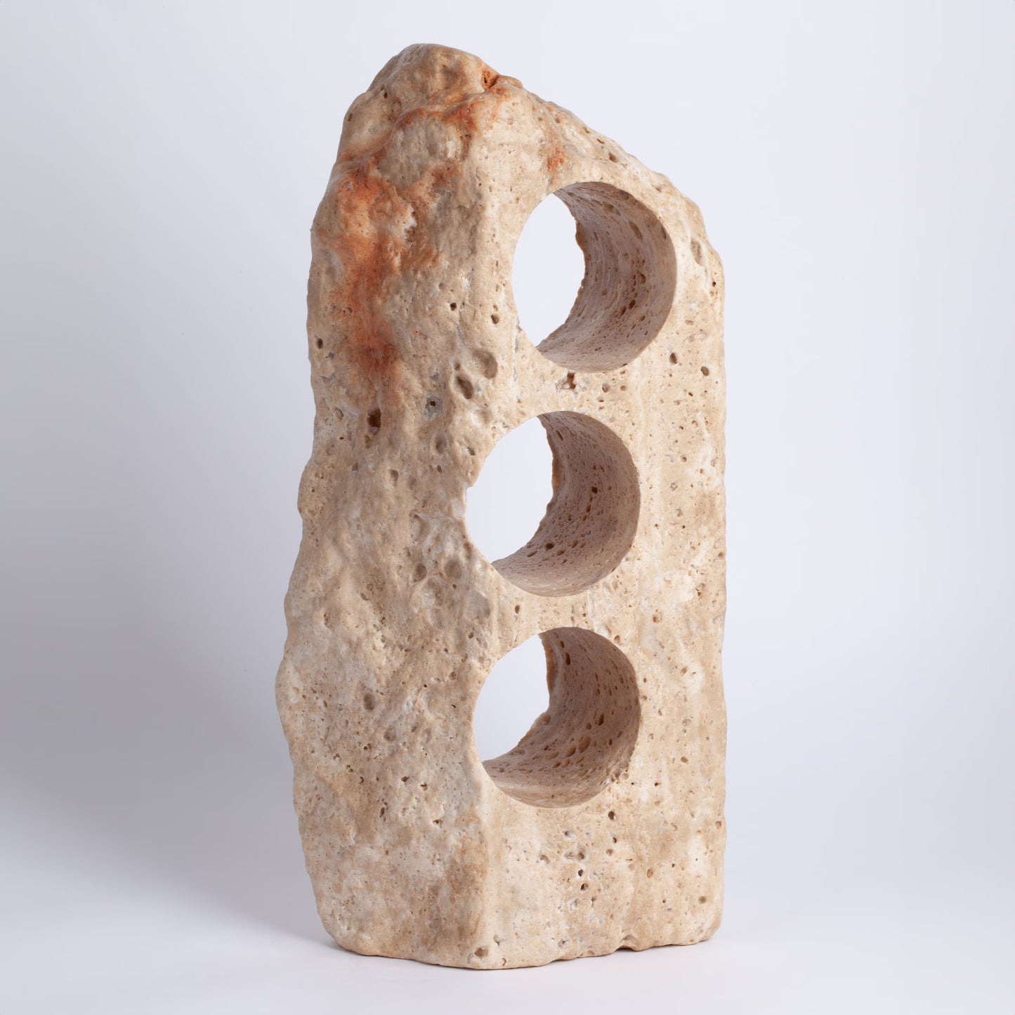 Unique Travertine Wine Bottle Holder / Stone Wine Bottle Holder / Stone Wine Holder / Marble Wine Bottle Holder / Wine Holder / Wine Rack