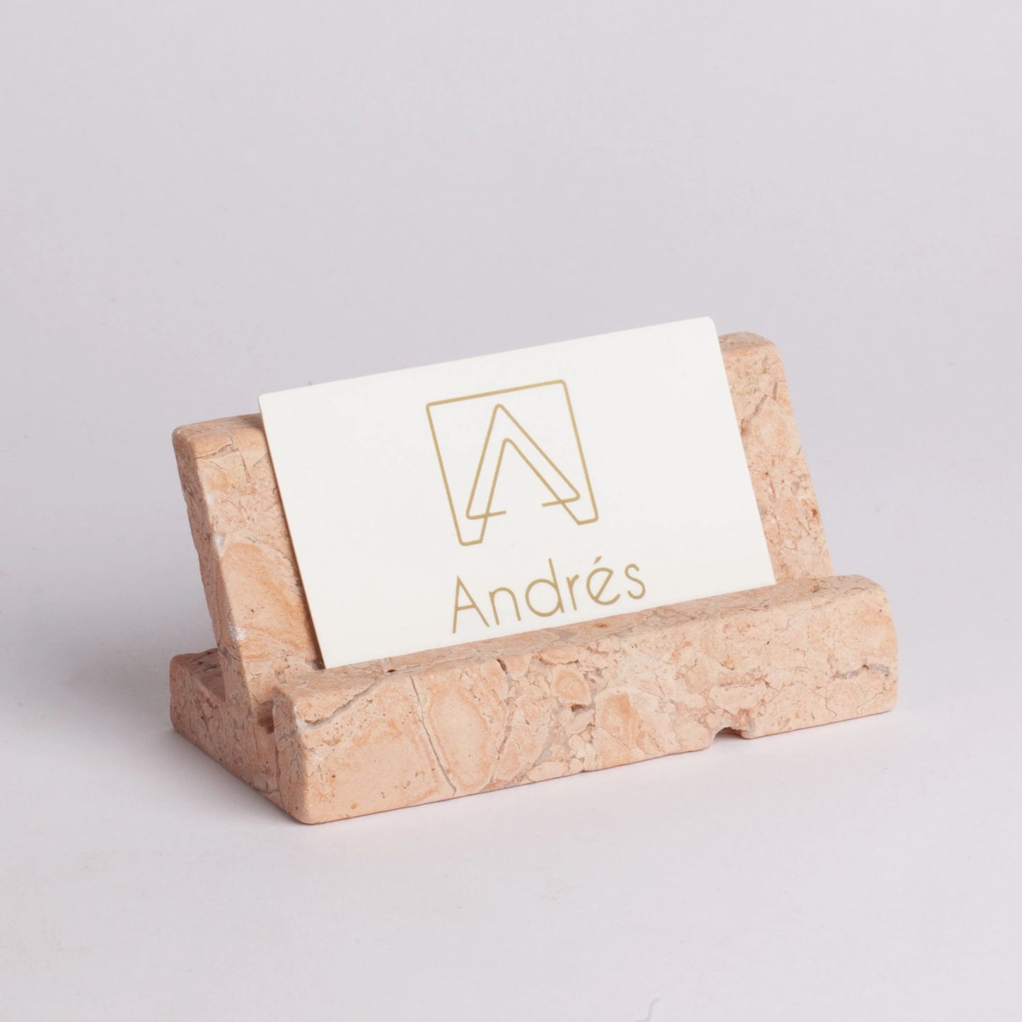 Travertine Business Card Holder, Reserved Sign Holder, Card Stand, Display Stand, Menu Holder, Photo Holder, Photo Stand, Marble Photo Hold