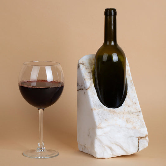 Unique Marble Wine Bottle Holder / Stone Wine Bottle Holder / Stone Wine Holder / Marble Wine Bottle Holder / Wine Holder / Wine Rack