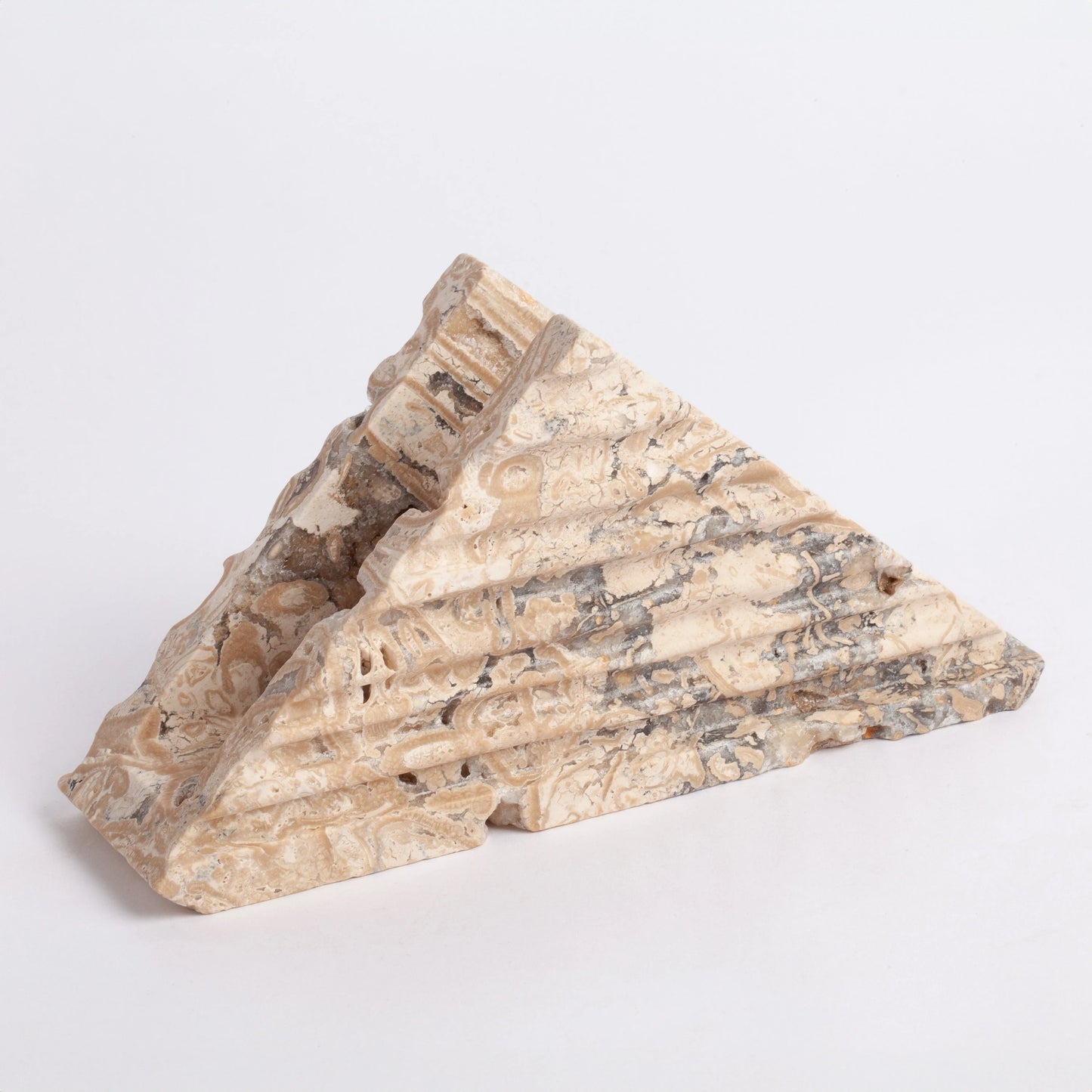 Travertine Triangle Napkin Holder / Marble Napkin Holder / Home Decoration / Marble Decoration / Home Accessories / Stone Accessories / Home