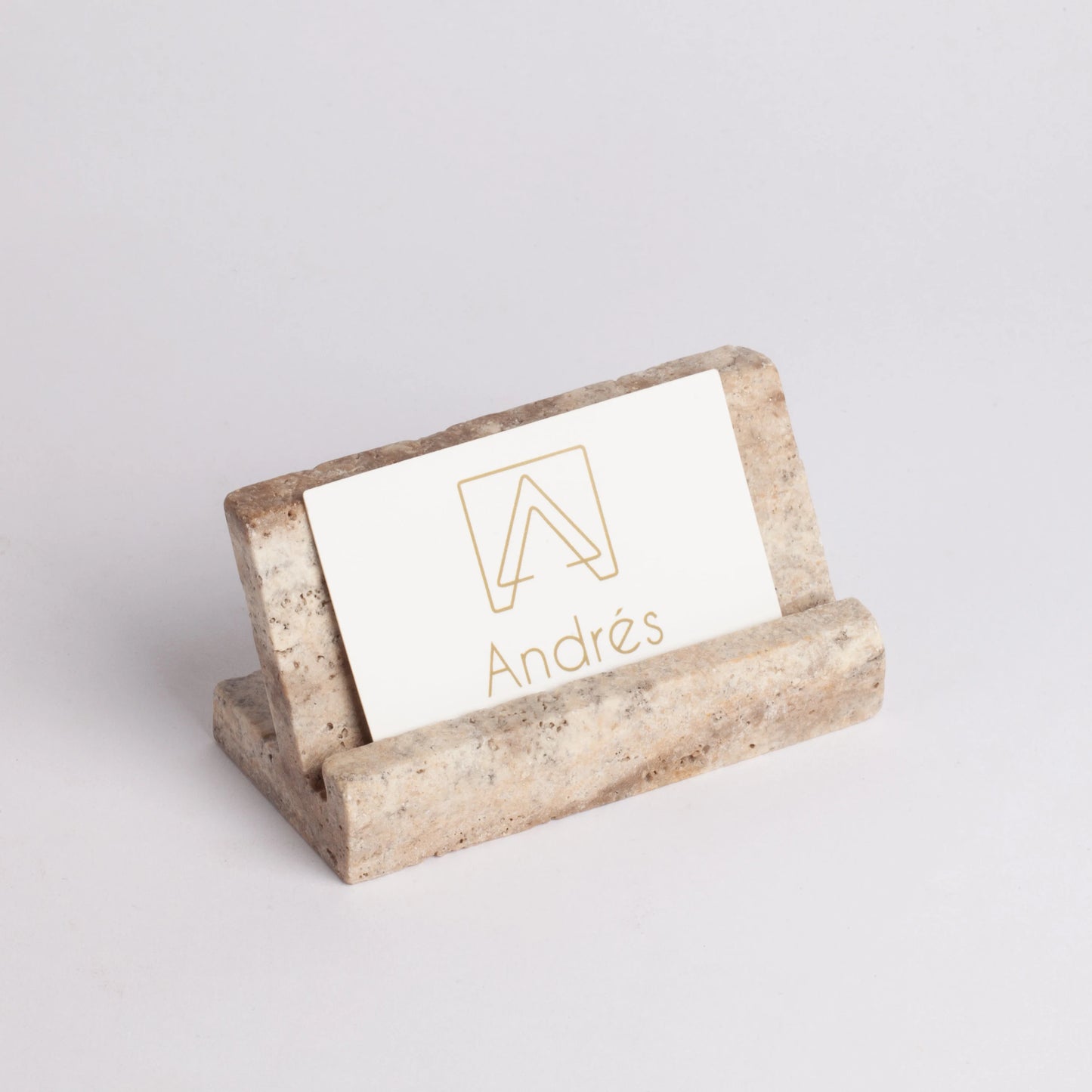 Travertine Business Card Holder, Reserved Sign Holder, Card Stand, Display Stand, Menu Holder, Photo Holder, Photo Stand, Marble Photo Hold