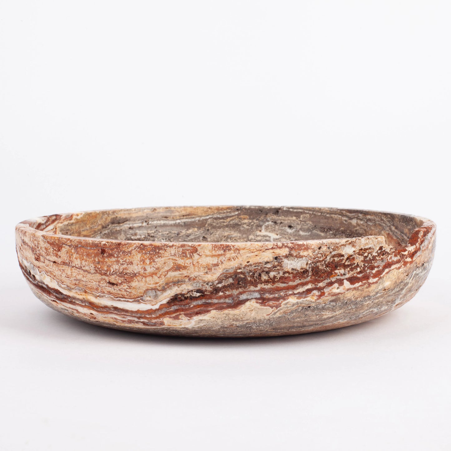 Leonardo Travertine Plate, One-of-a-kind Bowl, Natural Travertine Small Bowl, Small Stone Bowl, Unique Bowl, Marble Bowl, Stone Bowl