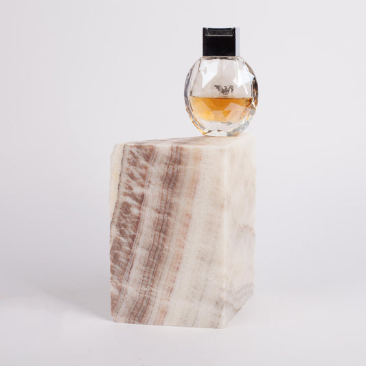 Alabaster Triangle Ornament, Onyx Triangle, Alabaster Ornament, Marble Ornament, Triangle Shape Ornament, Primitive Decoration Onyx