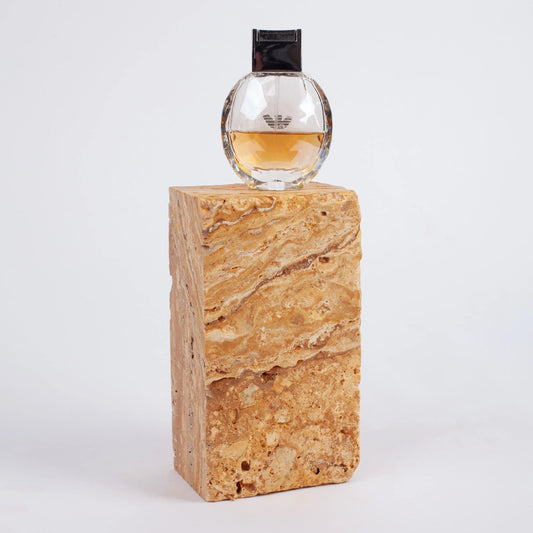 Travertine Rectangle, Marble Rectangle, Travertine Ornament, Marble Ornament, Travertine Display, Primitive Decoration, Marble Display Piece