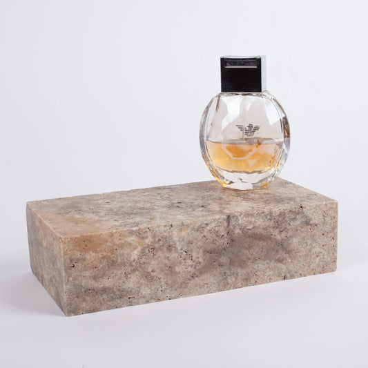 Travertine Rectangle, Marble Rectangle, Travertine Ornament, Marble Ornament, Travertine Display, Primitive Decoration, Marble Display Piece