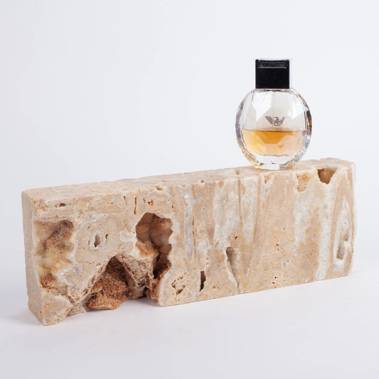 Travertine Rectangle, Marble Rectangle, Travertine Ornament, Marble Ornament, Travertine Display, Primitive Decoration, Marble Display Piece