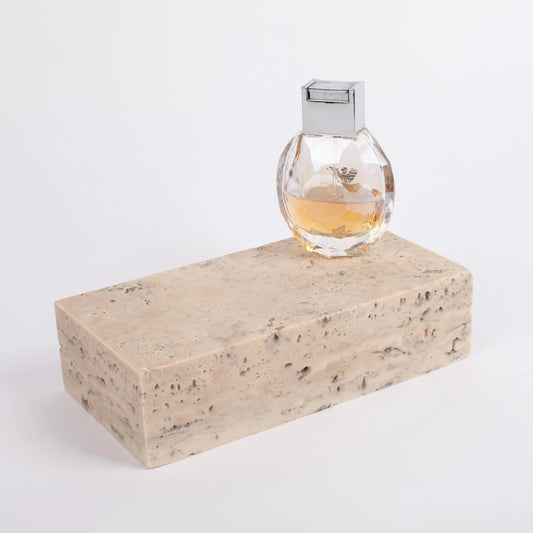 Travertine Rectangle, Marble Rectangle, Travertine Ornament, Marble Ornament, Travertine Display, Primitive Decoration, Marble Display Piece